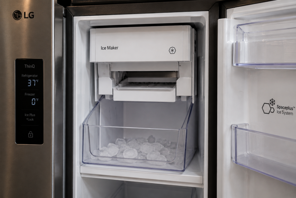 LG-refrigerator-ice-maker-not-producing-ice